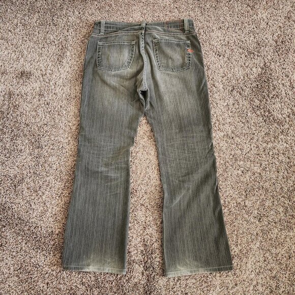 Vintage Point Zero Jeans Faded Brown Slim Straight Y2K Surf Skate - Picture 5 of 8